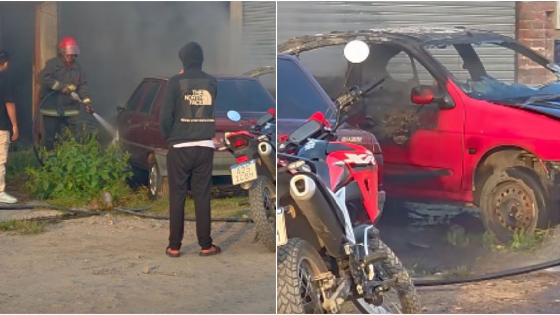 Se prendi� fuego un conocido taller juje�o y hay varios autos afectados