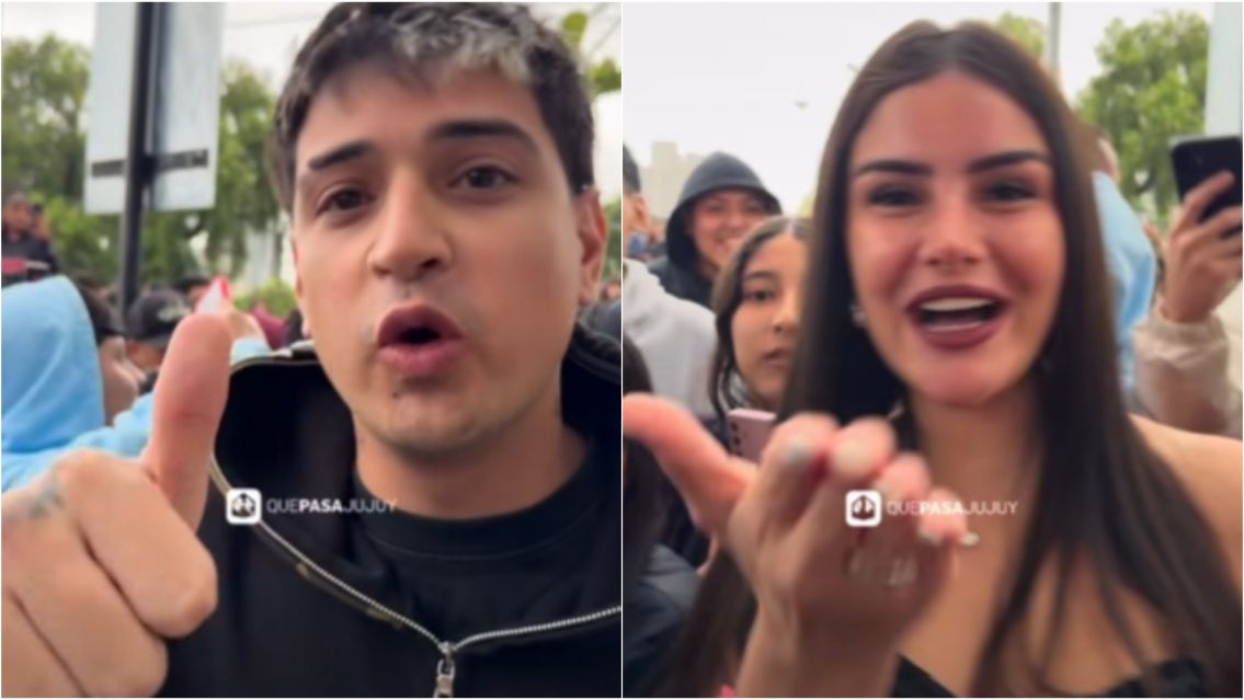 Dos influencers coparon Jujuy y desataron una locura en el Parque Lineal