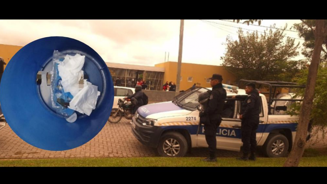 Encontraron balas en el tacho de basura de una escuela norte�a