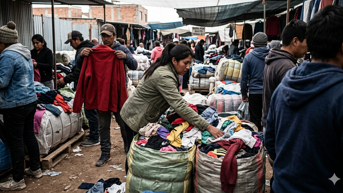 Jujuy, puerta de la ropa usada: el 90% entra por el norte y golpea al comercio