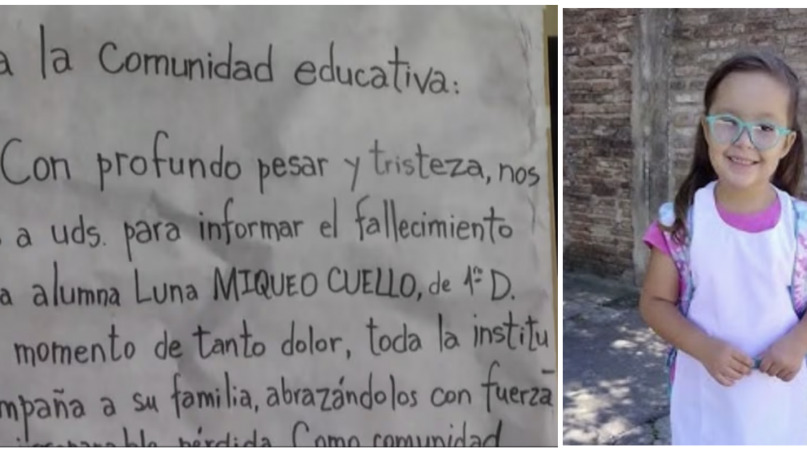 En medio de un profundo dolor, el gesto de los padres que perdieron a su hijita de 6 años