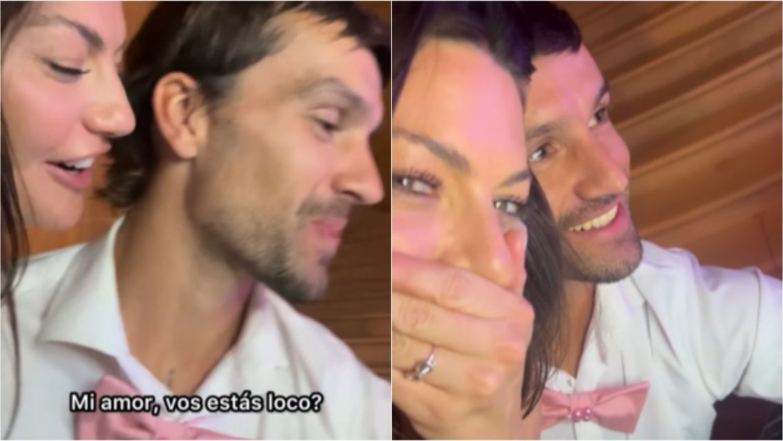 "�Vos est�s loco?": el rom�ntico gesto del novio de Sofi Jujuy que sorprendi� a todos
