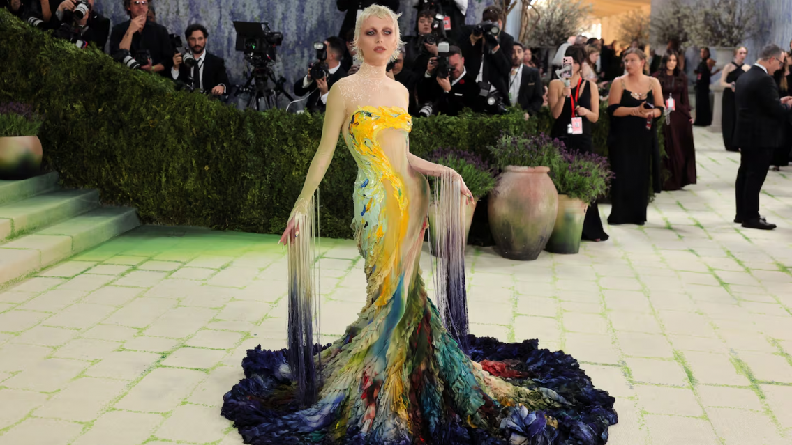 "Una obra de arte en el cuerpo": el vestido que deslumbr� a todos en la Met Gala
