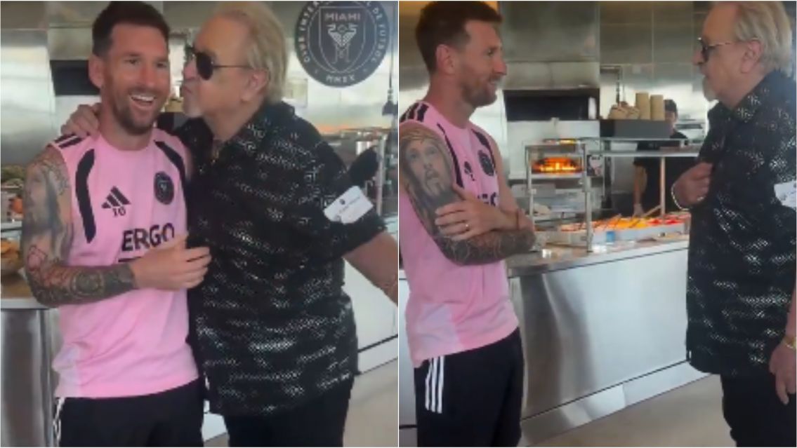 Quico conoció a Messi y no lo soltó: el video que es viral