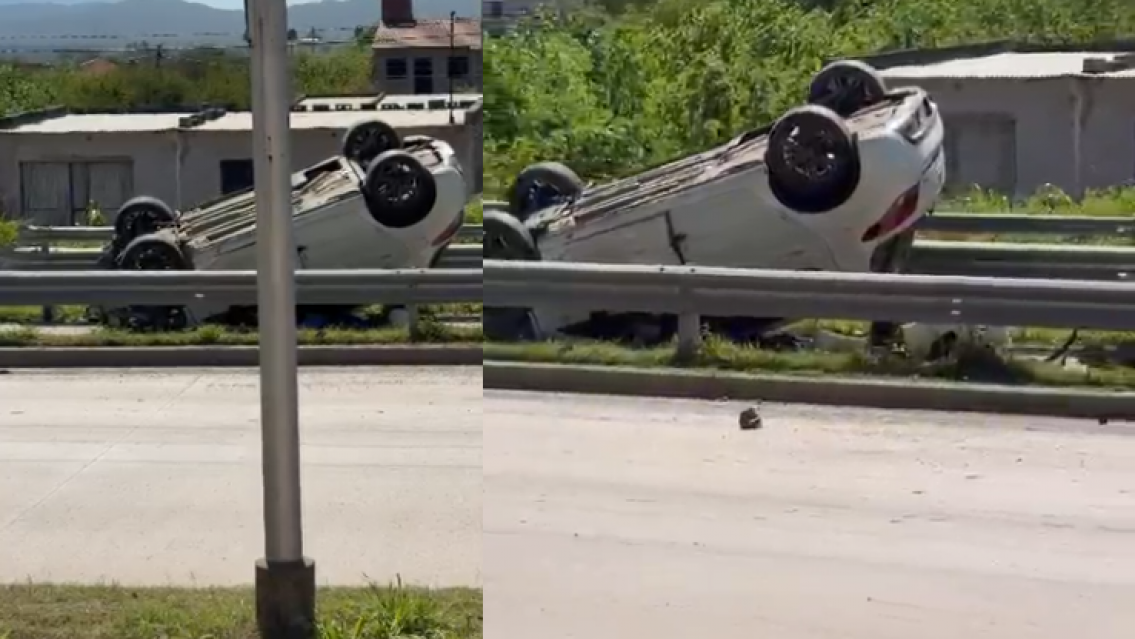 URGENTE: impactante vuelco en ruta provincial N�1, hay un herido