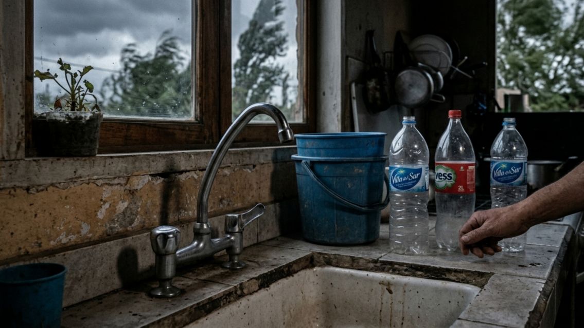 Fuerte corte de agua en Alto Comedero y varios barrios de la capital jujeña
