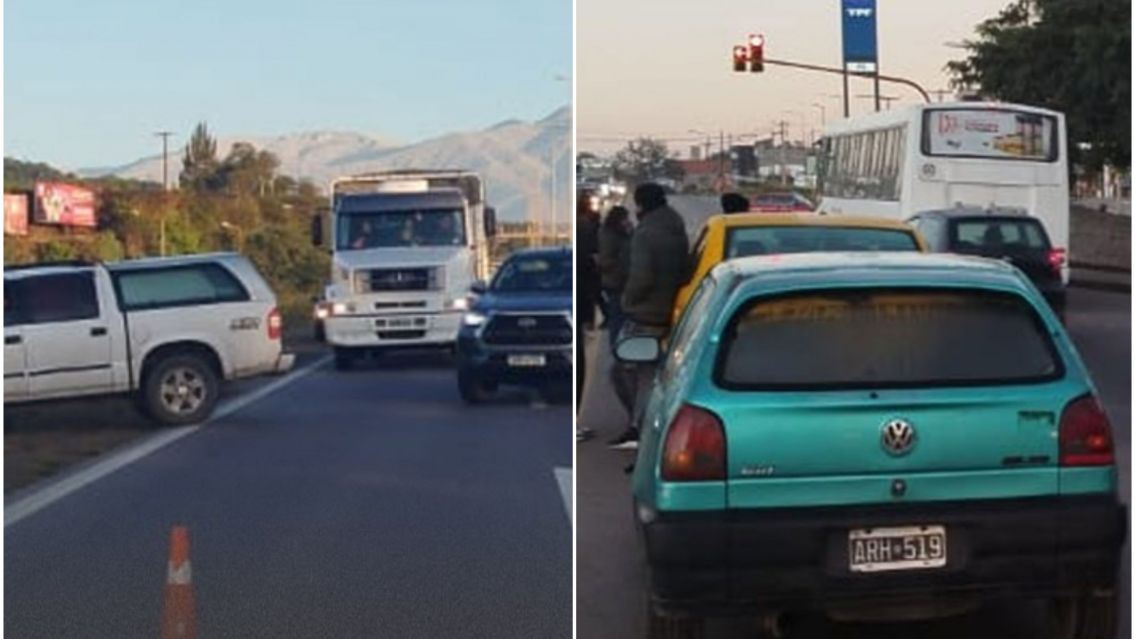Dos choques sobre Ruta 9 complicaron la ma�ana en la capital juje�a