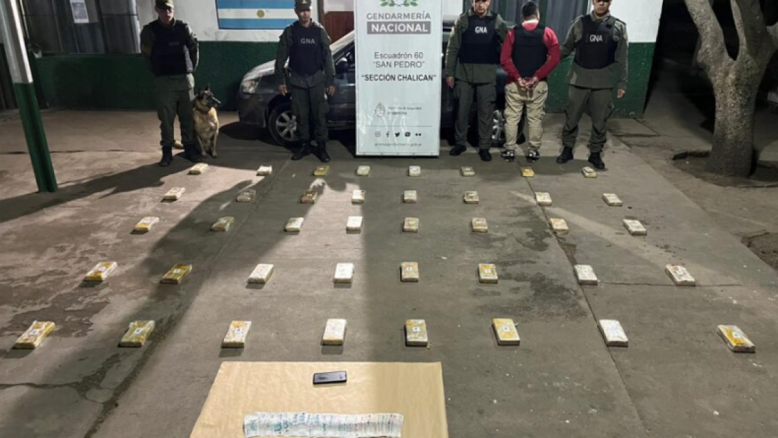 "Doli" los dejó re jugados: perra gendarme olfateó un Clio en Jujuy repleto de droga