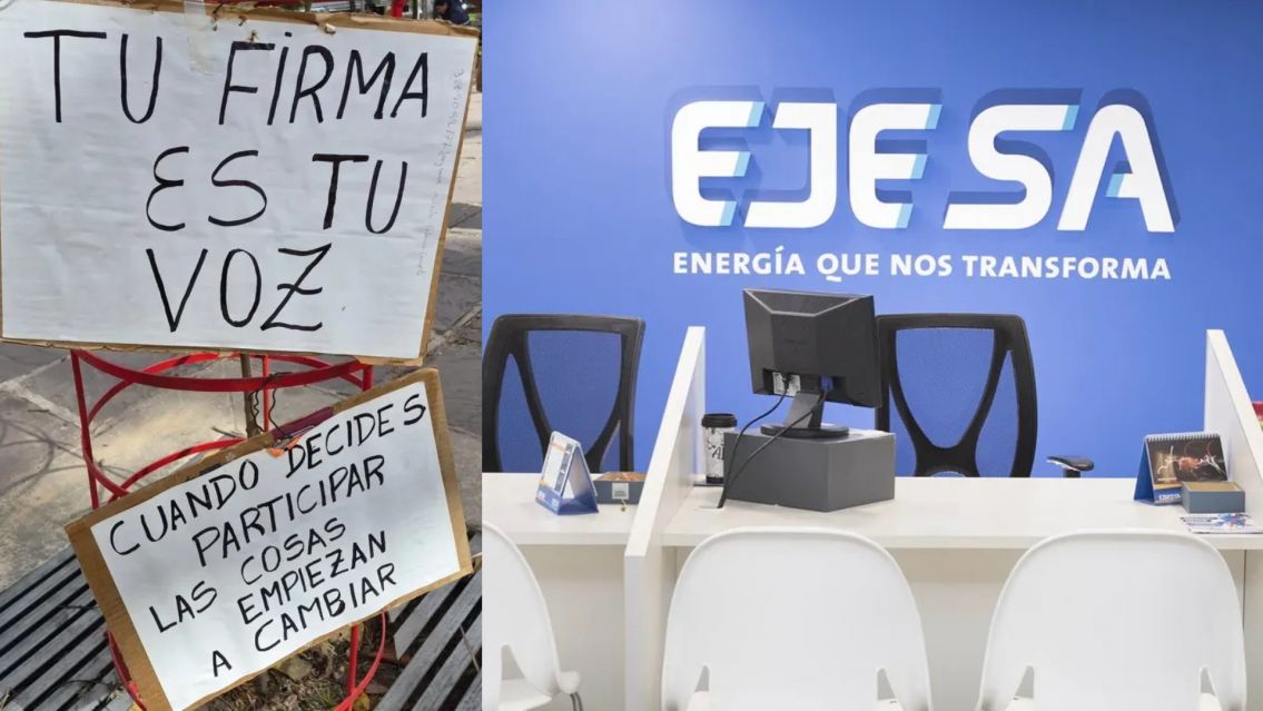 "La gente se cansó": juntan firmas para echar a EJESA