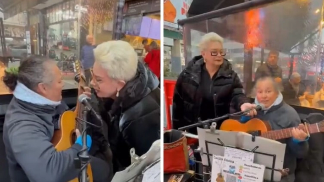 "Tipaza": Carmen Barbieri se volvi� viral porque baj� del auto y empez� a saludar a todos