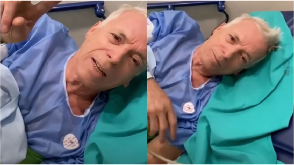 Qué le pasó a Gerardo Romano: apareció internado y asustó a todos