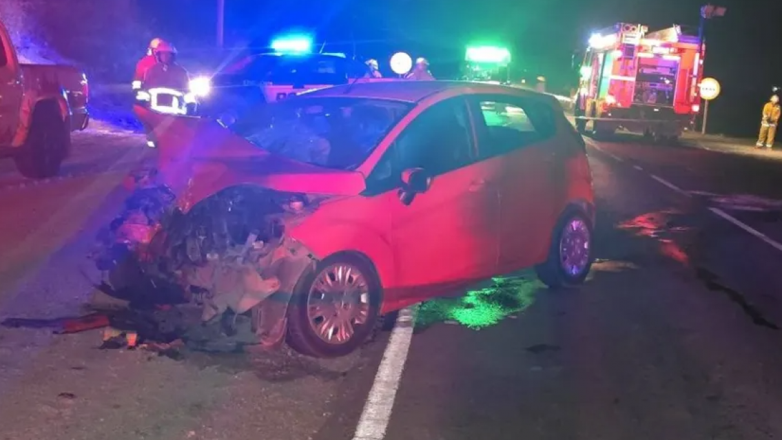 Una mujer jujeña murió en un brutal choque frontal sobre Ruta 14