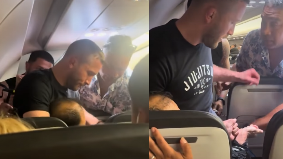 Tensi�n en el aire: pasajero intent� abrir una puerta del avi�n