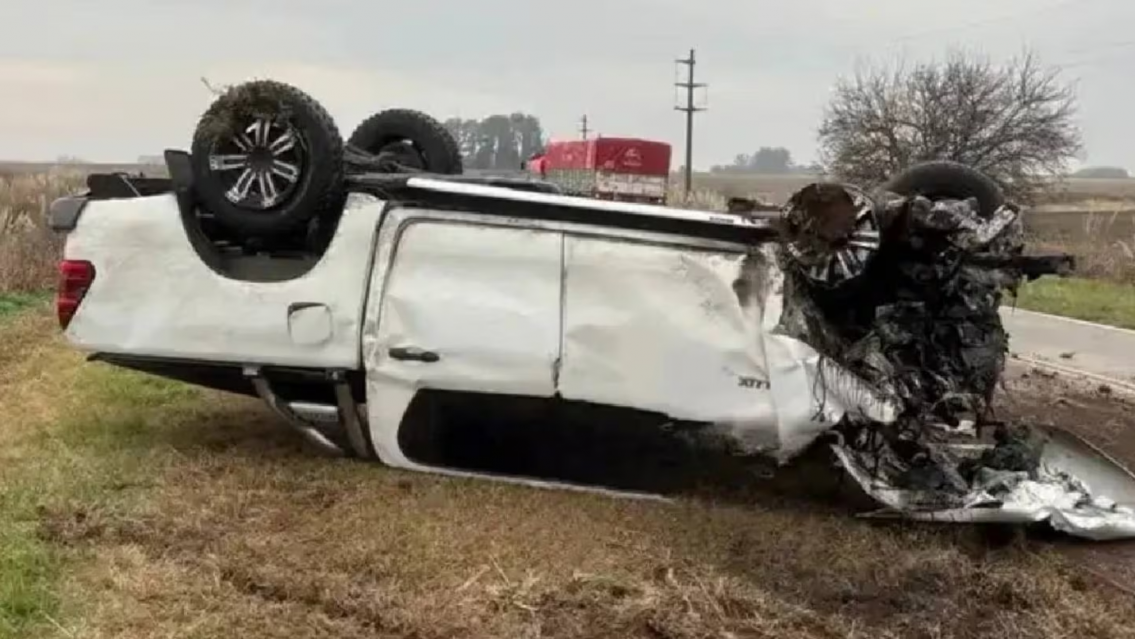 Impactante choque frontal deja cuatro víctimas fatales en plena ruta