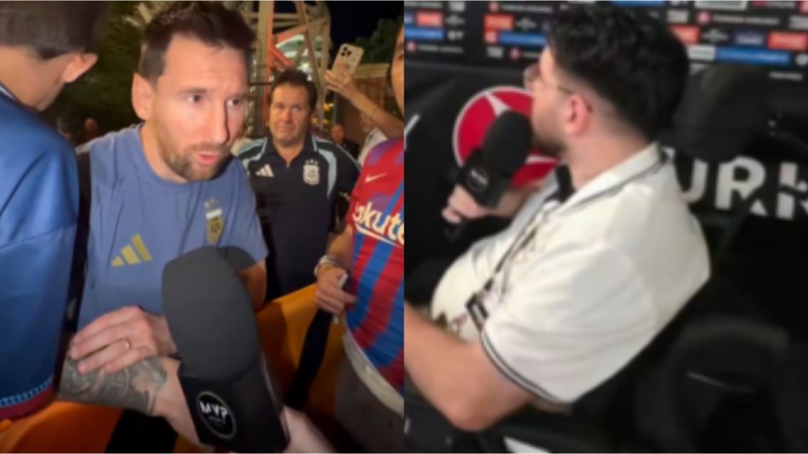 El gran gesto de Messi con un periodista en silla de ruedas que pocos vieron