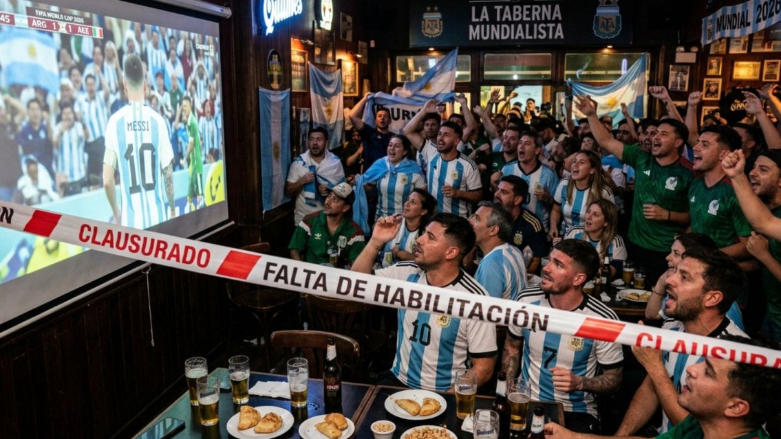 Se pinchó todo: ya no será tan fácil ver el Mundial en bares y comercios