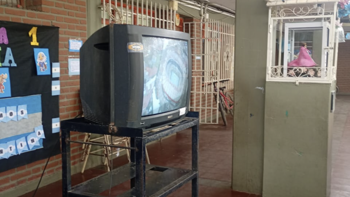 Que alguien les done una mejor: así ven el Mundial estos jujeñitos en la escuela