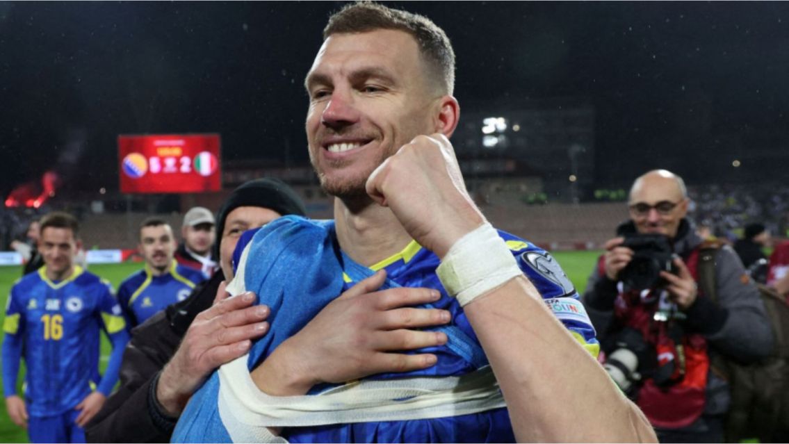 La emotiva carta de Edin D�eko a los ni�os de Bosnia antes del Mundial 2026