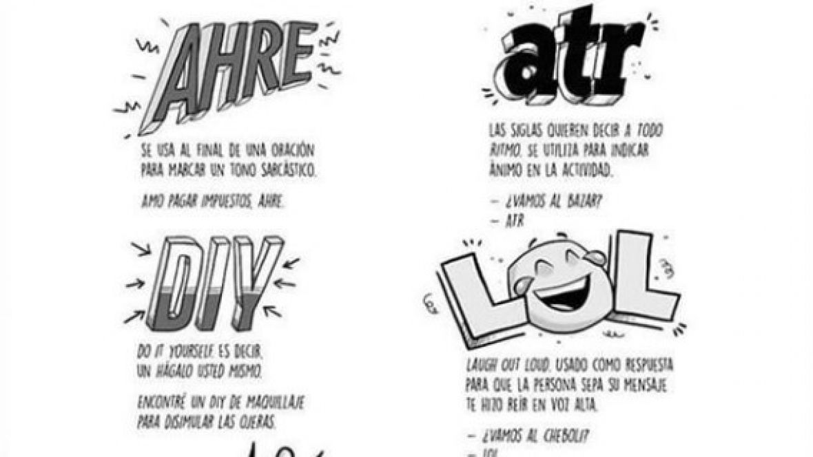 Resultado de imagen para Diccionario adolescente: de la A la Z, qué significa “cringeâ€, “deaâ€, “de rúculaâ€, "goma" o "flashear"