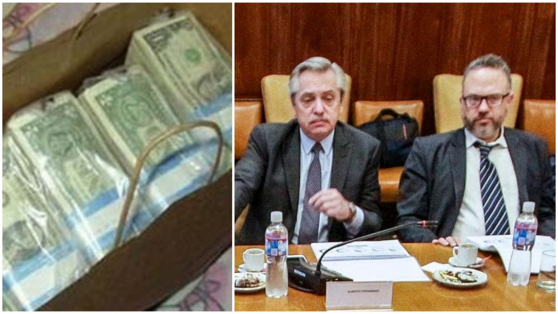 Encontraron un sobre con 10 mil d�lares escondidos en la oficina de un ministro K