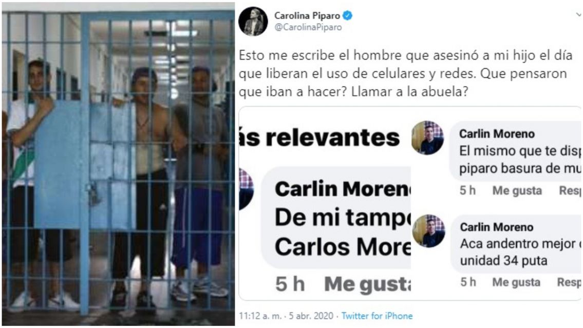 Mamá denunció que el asesino de su hijo la amenazó: puede usar celular dentro de la cárcel