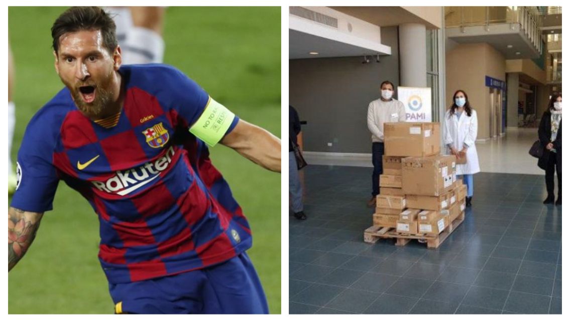 Messi don� 50 respiradores a un hospital de Rosario