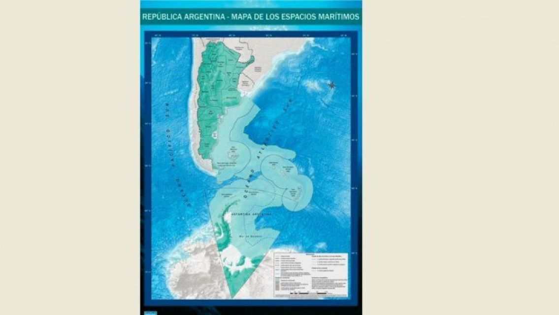 Se conoció el nuevo mapa de Argentina que se usará en las escuelas