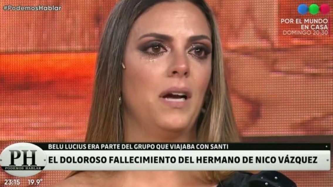 Belu Lucius se quebr� en TV y cont� uno de los momentos m�s dolorosos de su vida