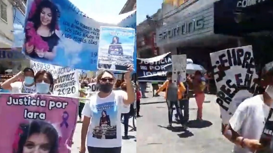 Como todos los martes, Palpal� march� contra la impunidad