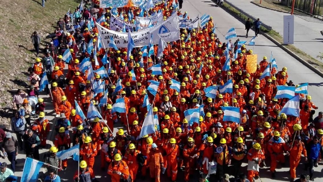 Unidad de los trabajadores: mineros jujeños adhieren a la lucha docente