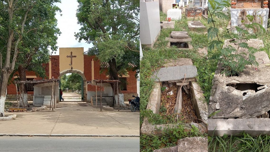 El terror�fico estado de un cementerio juje�o: "Carrizo ni se molesta"