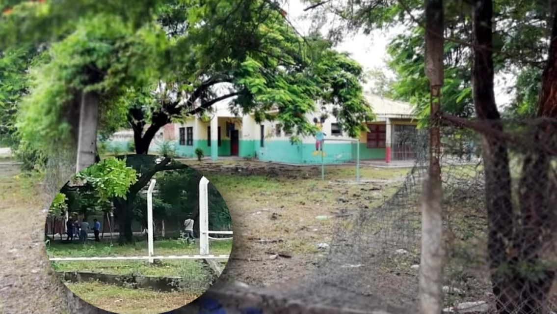 Mat� de varios machetazos a su amigo dentro de una escuelita