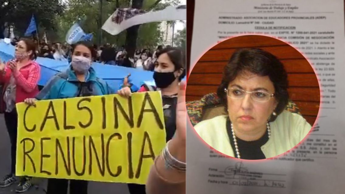 El Ministerio de Trabajo quiso parar las marchas docentes en Jujuy