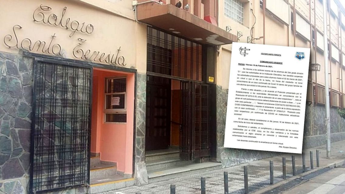 [URGENTE] Suspendieron las clases en un curso por un caso de coronavirus