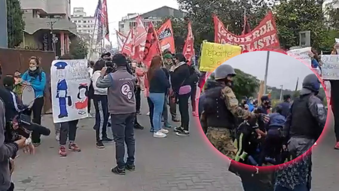 Marcha y repudio al accionar policial en Campo Verde: "Barrio militarizado"