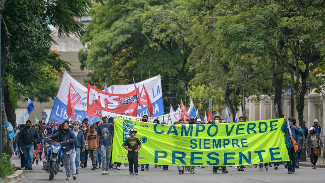 Desde la Tupac denuncian que "marcan las casas de manifestantes en Campo Verde"