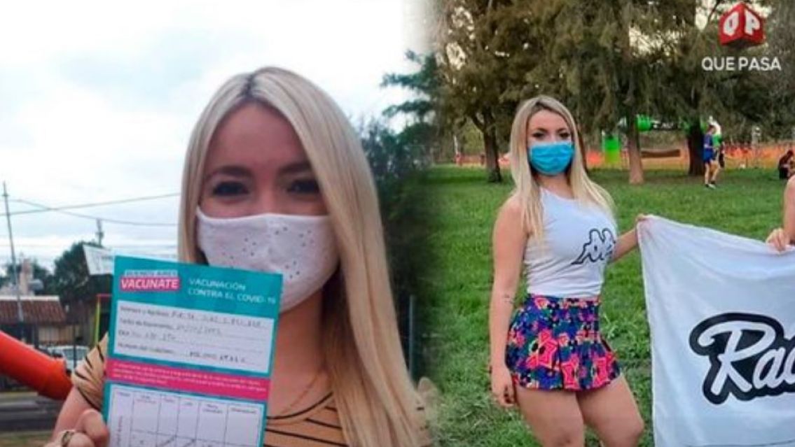 Stefanía Desirée Purita Díaz tiene 18 años y ya se vacunó contra el COVID