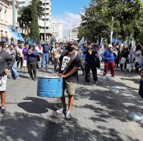 Marcha y protesta del SEOM: rechazan el bono y exigen paritarias