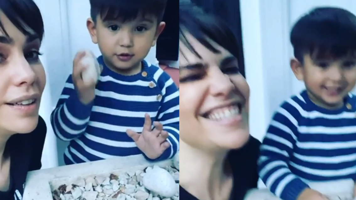 La emoción de Romina Pereiro por este gesto del hijo de More Rial