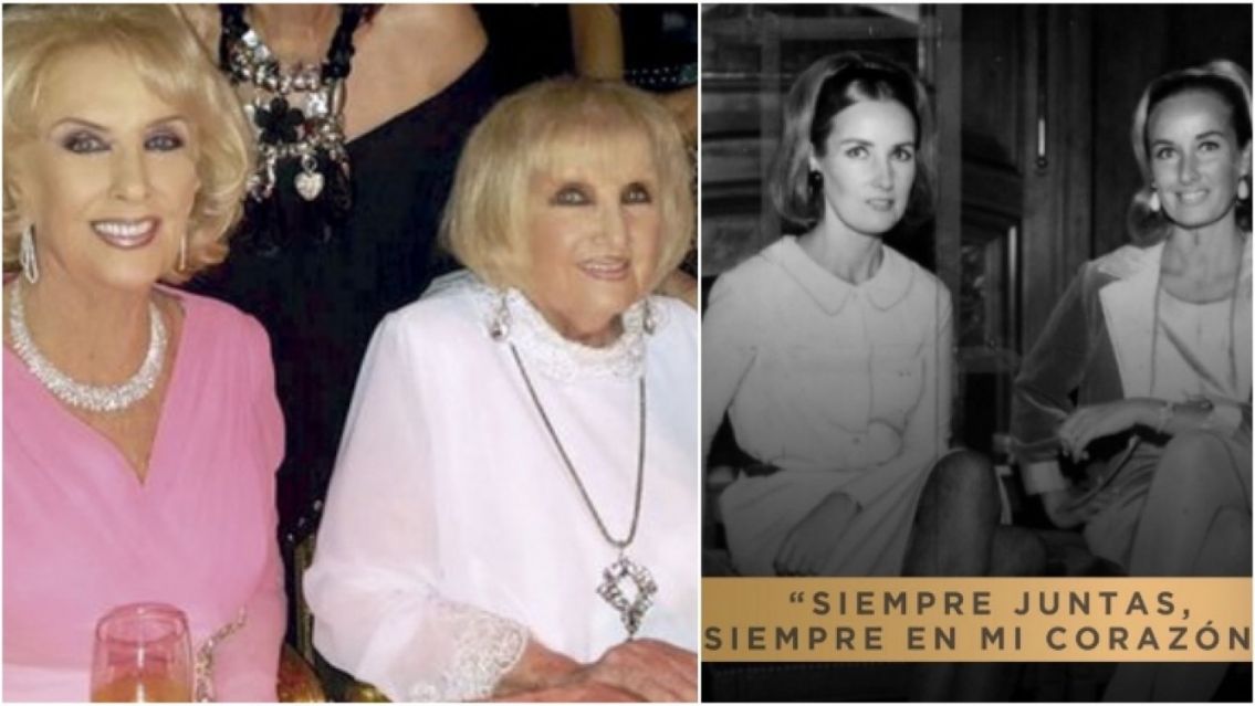 Mirtha Legrand record� a su gemela con fotos a trav�s de las redes. Muri� hace un a�o
