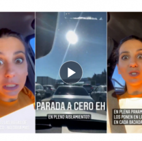 Cinthia Fernández se hizo pis en plena calle. "Un asco pero no aguantaba más"