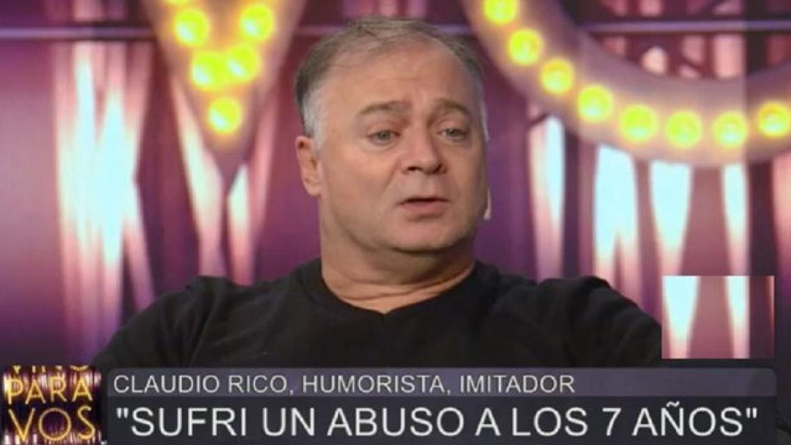 Abusó de él la persona menos pensada. El terrible hecho ocurrió cuando Claudio Rico era solo un niño