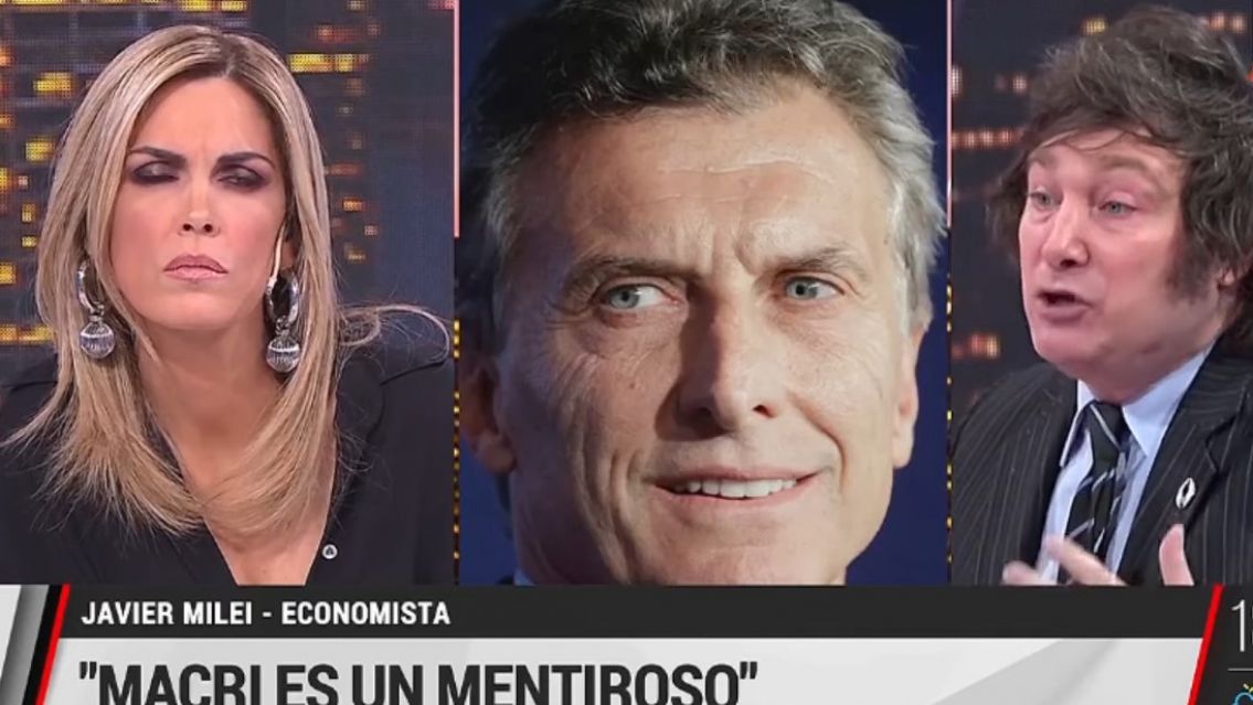 Milei destroz� a Macri y le grit� en la cara a Canosa: "Es un delincuente"