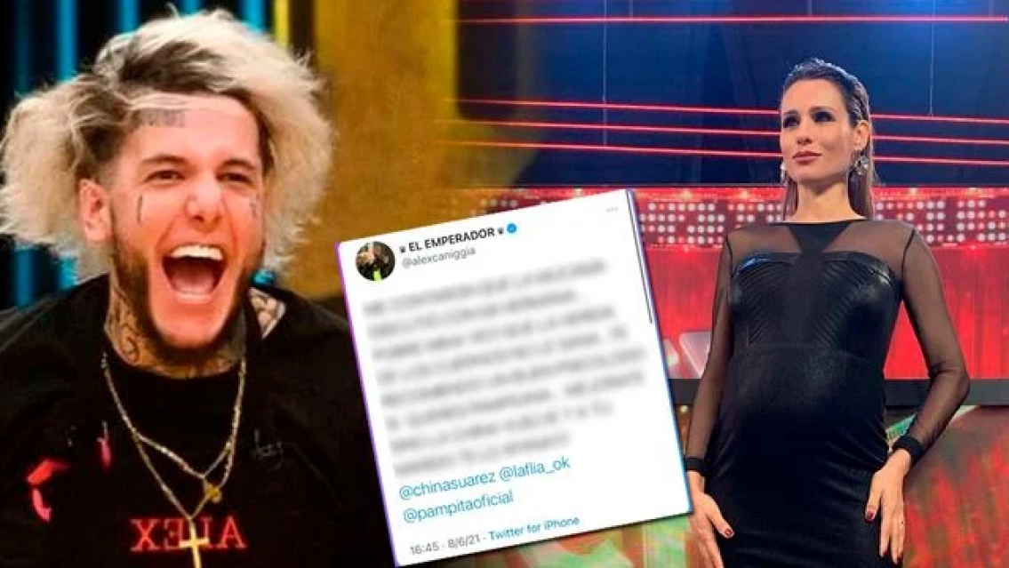 Terrible discriminación de Alex Caniggia contra Pampita. Fue por la pelea con su hermana Charlotte