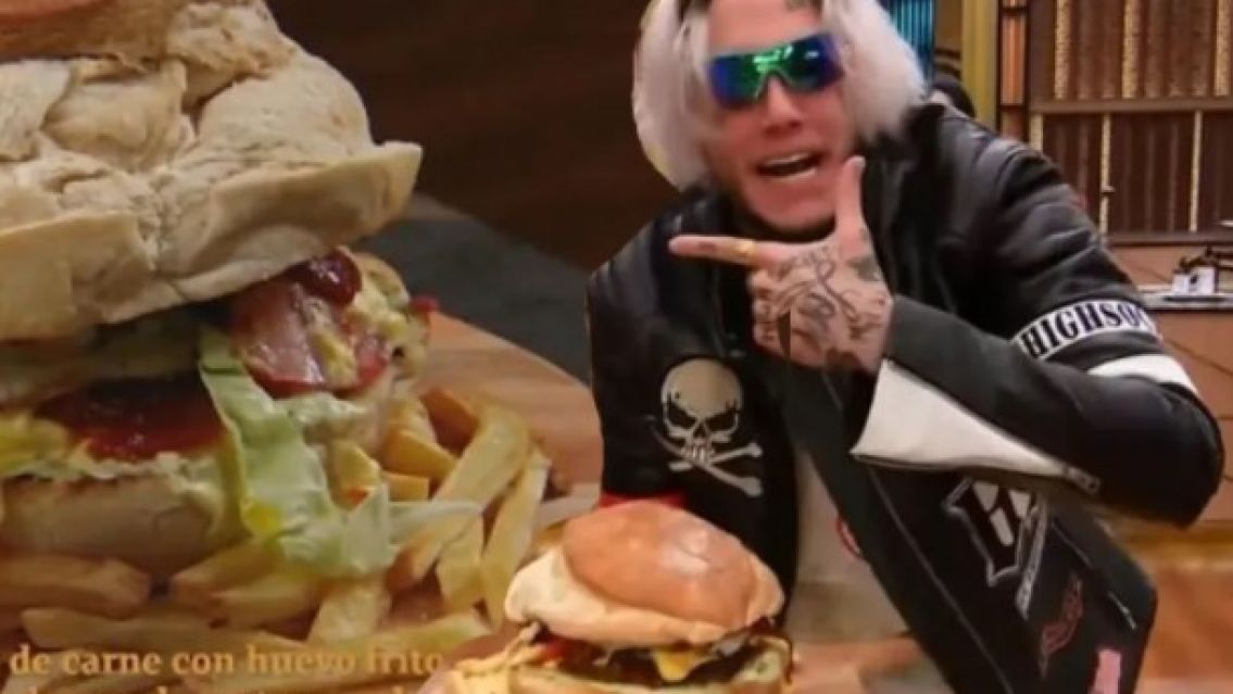 Alex Caniggia lanzará su propia hamburguesa a un increíble precio