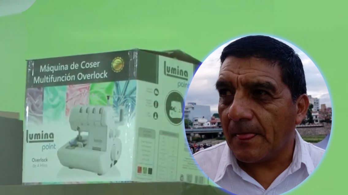 Juje�o gestion� una maquina industrial y le dieron una "como de juguete"