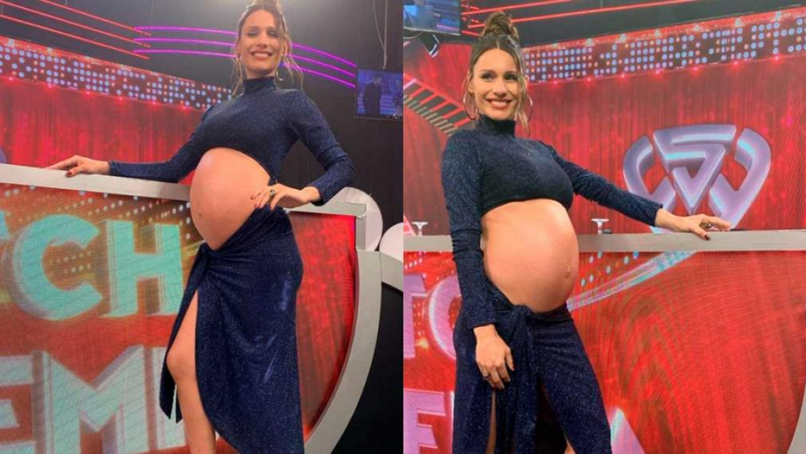 Se vacunó Pampita. Habilitaron la vacunación para embarazadas y aprovechó