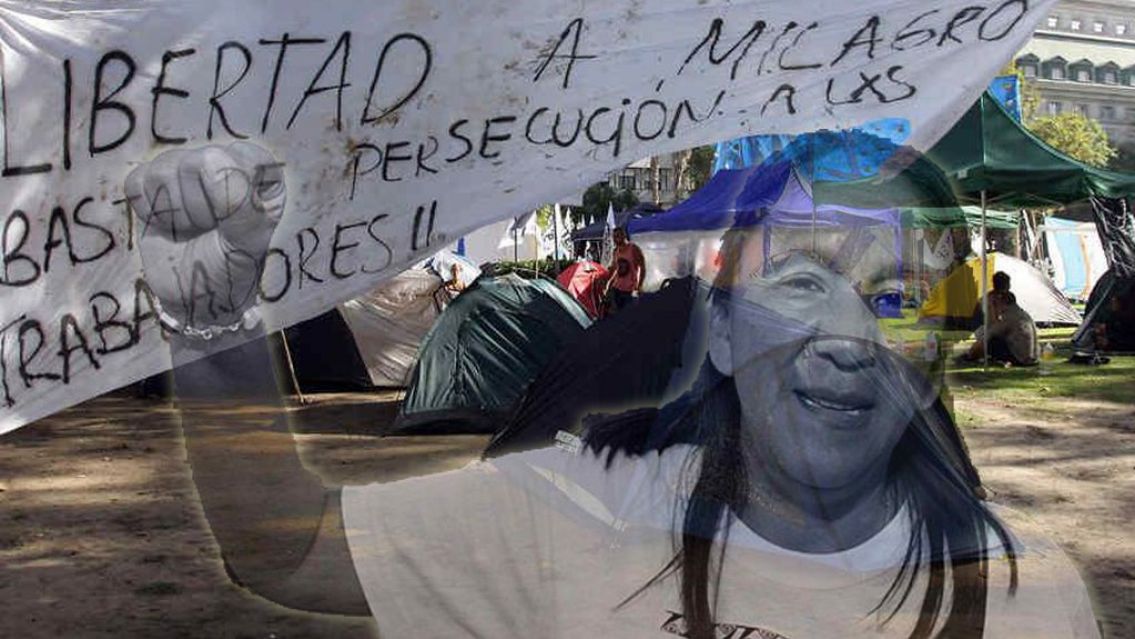 Acampe nacional con apoyo internacional a Milagro Sala