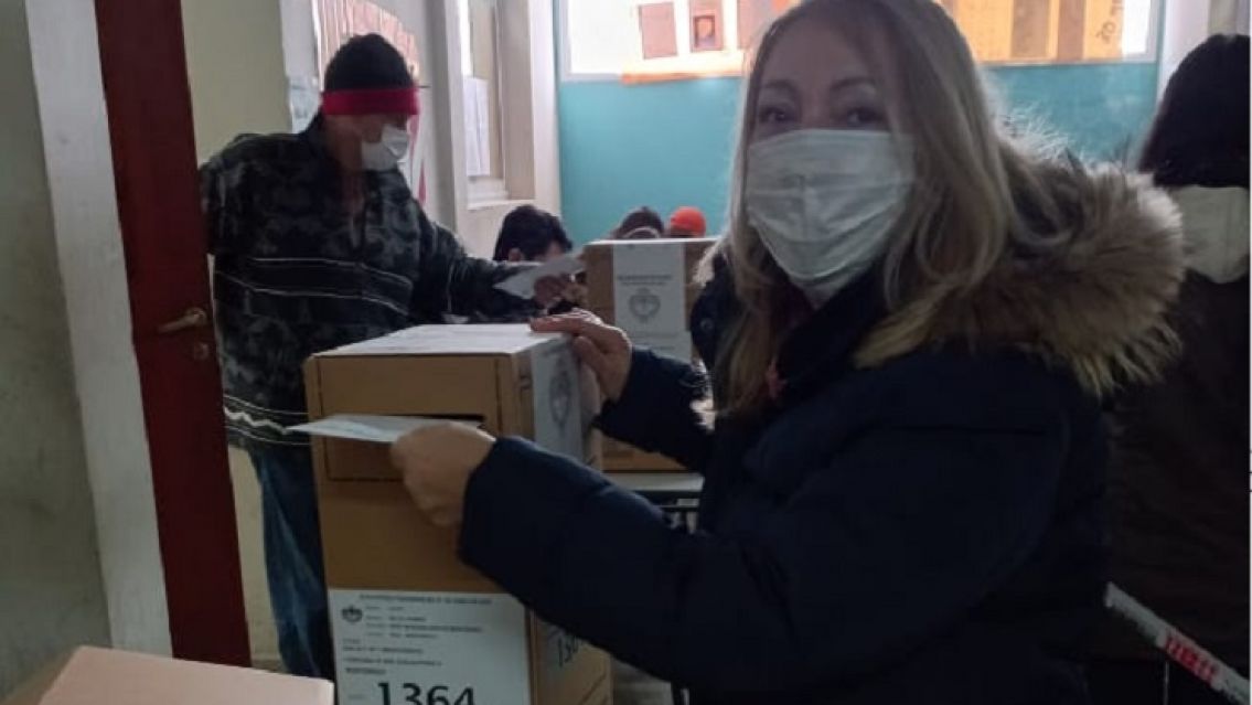 Vot� la senadora Silvia Giacoppo y ratific� su apoyo a Morales