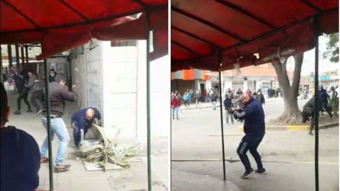 Amenazas, armas de fuego y secuestro: la batalla campal de remiseros